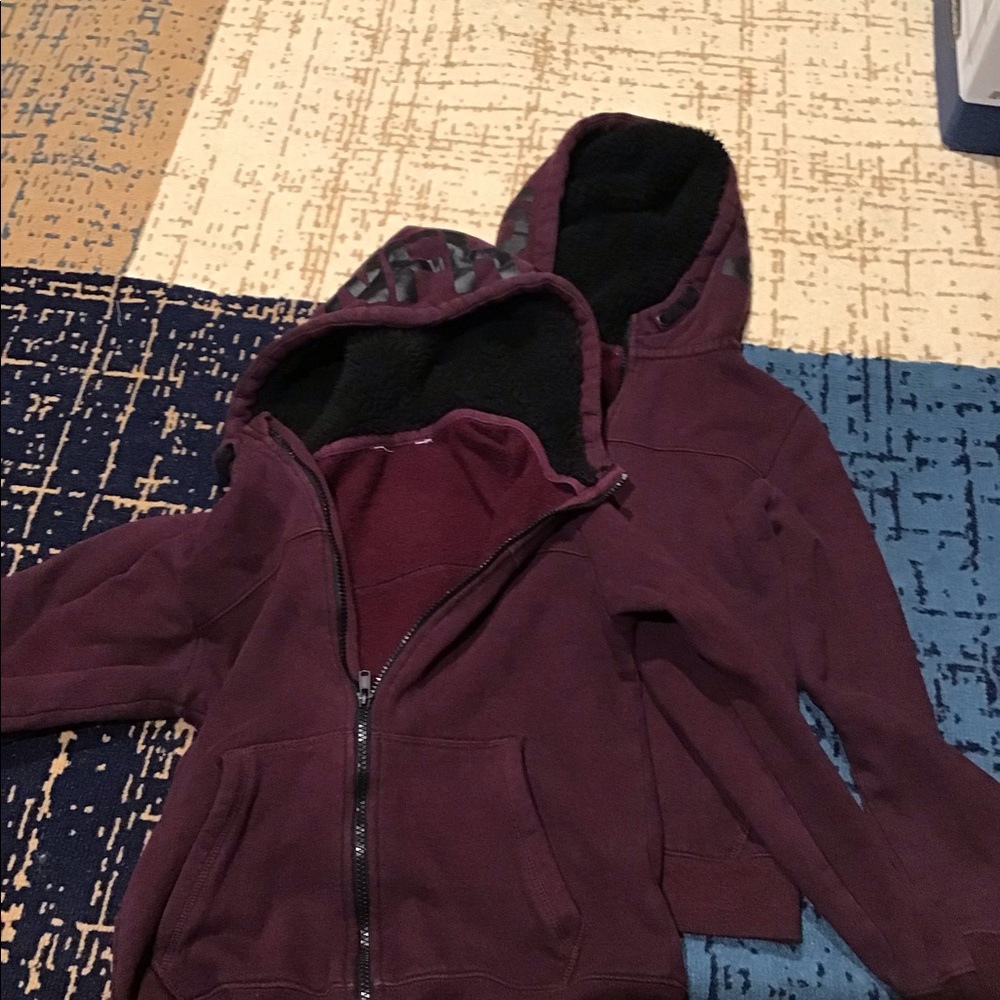 Two dark purple jacket